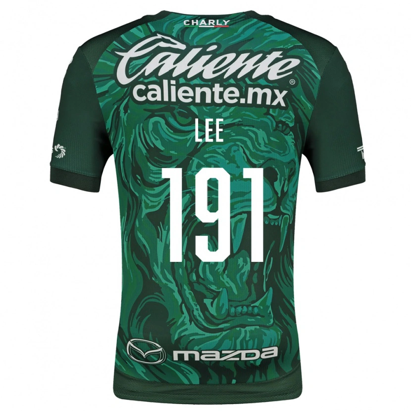 Danxen Mulher Camisola Luis Lee #191 Verde Preto Principal 2026/27 Camisa