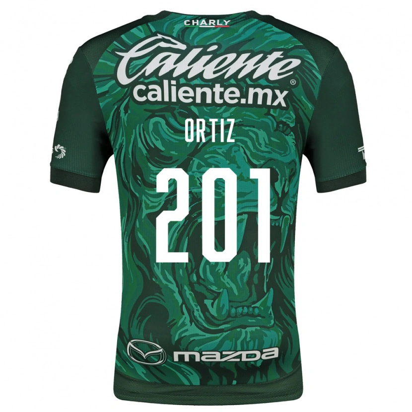 Danxen Mulher Camisola Youssef Ortiz #201 Verde Preto Principal 2026/27 Camisa