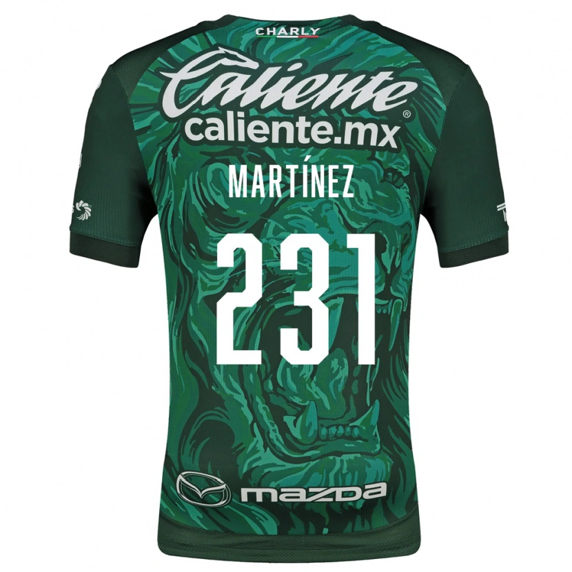 Danxen Mulher Camisola Franco Martínez #231 Verde Preto Principal 2026/27 Camisa