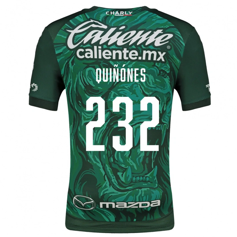 Danxen Mulher Camisola Jorge Quiñónes #232 Verde Preto Principal 2026/27 Camisa