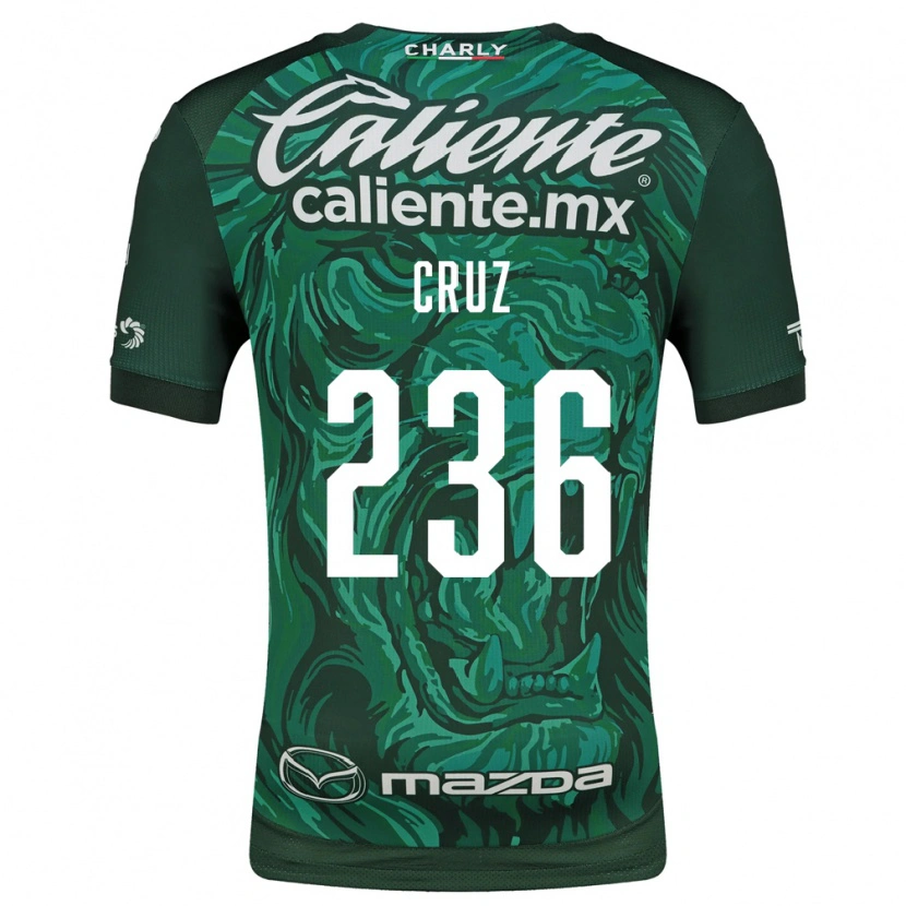 Danxen Mulher Camisola Héctor Cruz #236 Verde Preto Principal 2026/27 Camisa