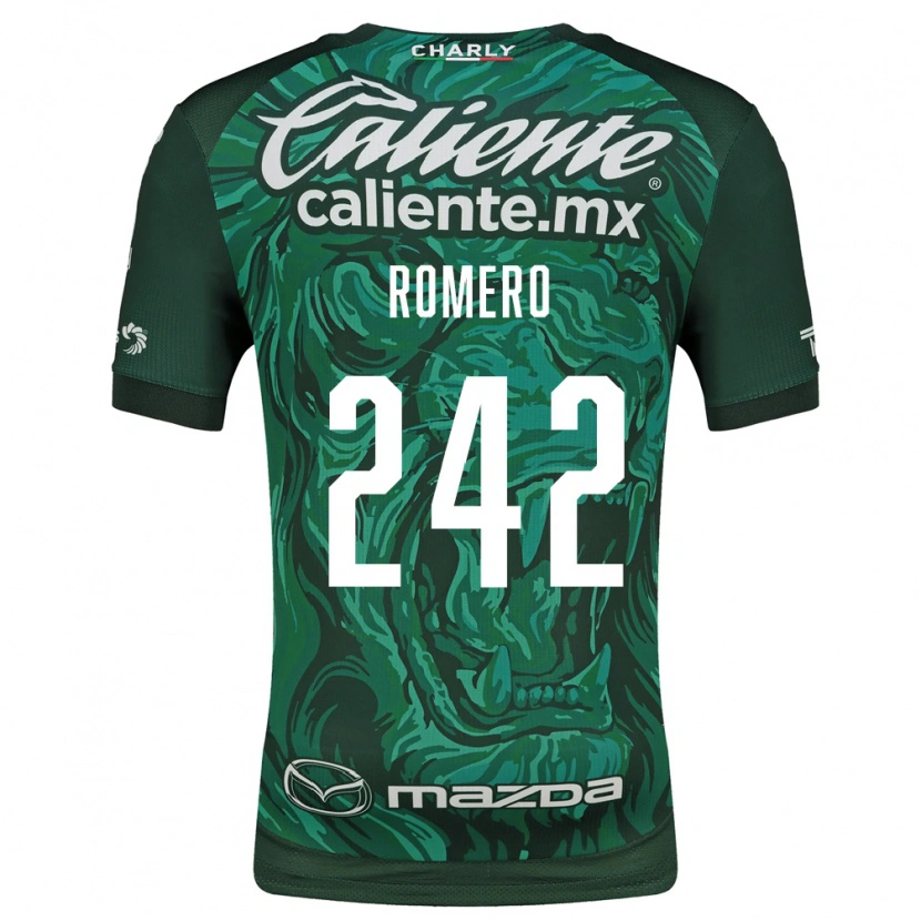 Danxen Mulher Camisola Alan Romero #242 Verde Preto Principal 2026/27 Camisa