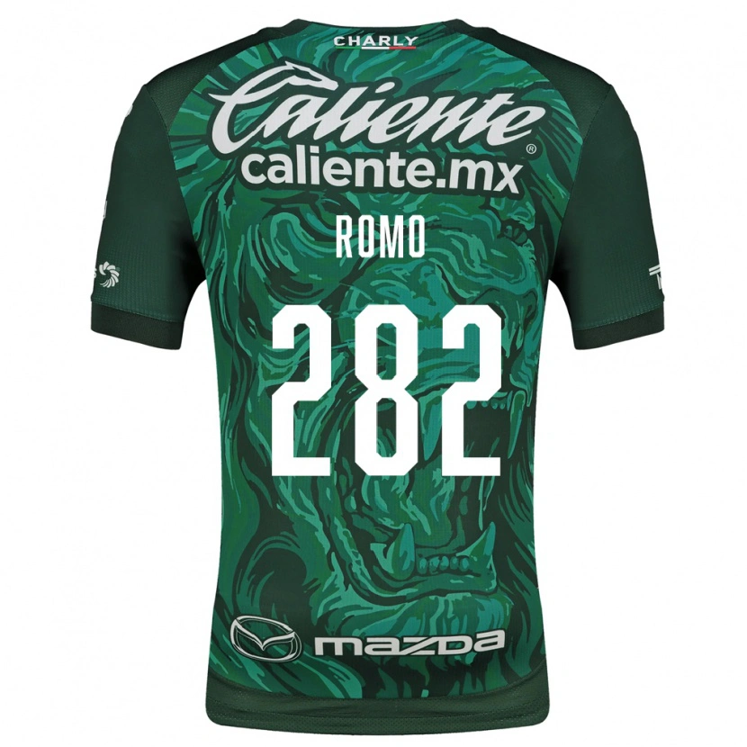 Danxen Mulher Camisola Mateo Romo #282 Verde Preto Principal 2026/27 Camisa
