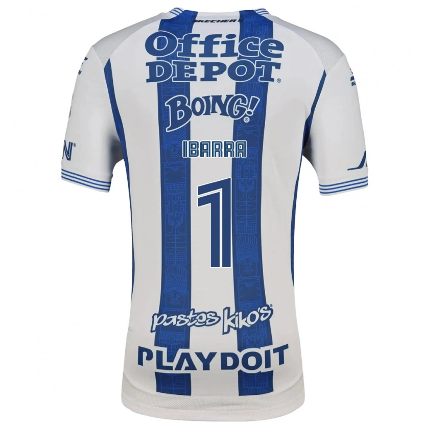 Danxen Mulher Camisola Fabiola Ibarra #1 Branco Azul Marinho Principal 2026/27 Camisa