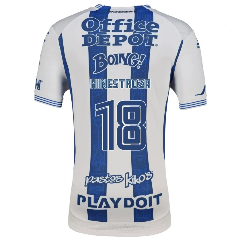 Danxen Mulher Camisola Marino Hinestroza #18 Branco Azul Marinho Principal 2026/27 Camisa