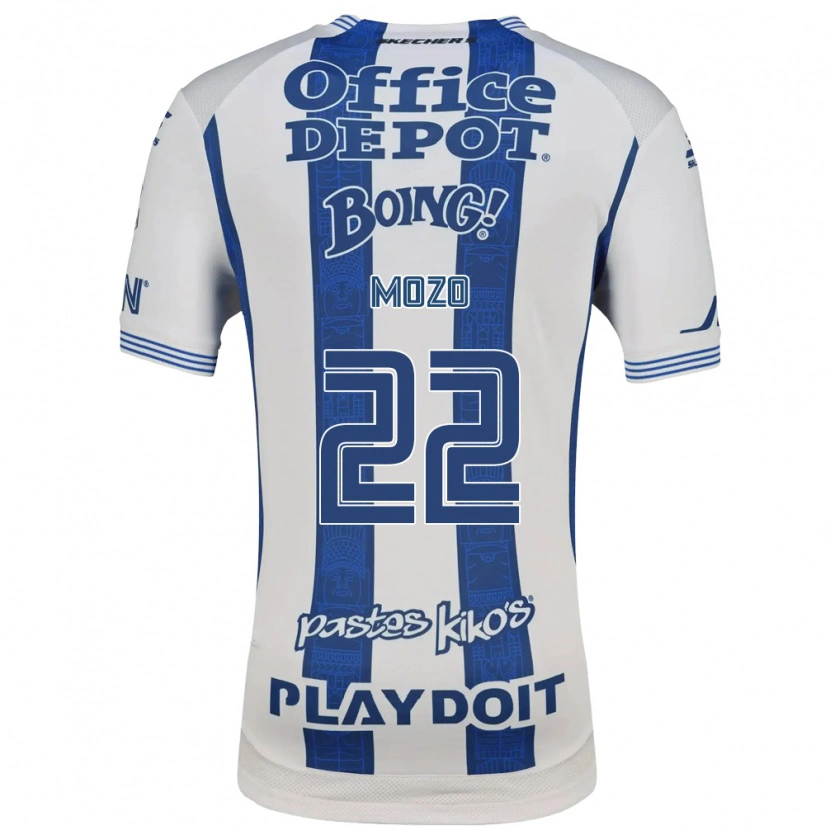 Danxen Mulher Camisola Alan Mozo #22 Branco Azul Marinho Principal 2026/27 Camisa