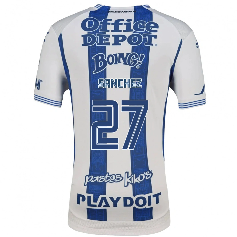 Danxen Mulher Camisola Ella Sanchez #27 Branco Azul Marinho Principal 2026/27 Camisa