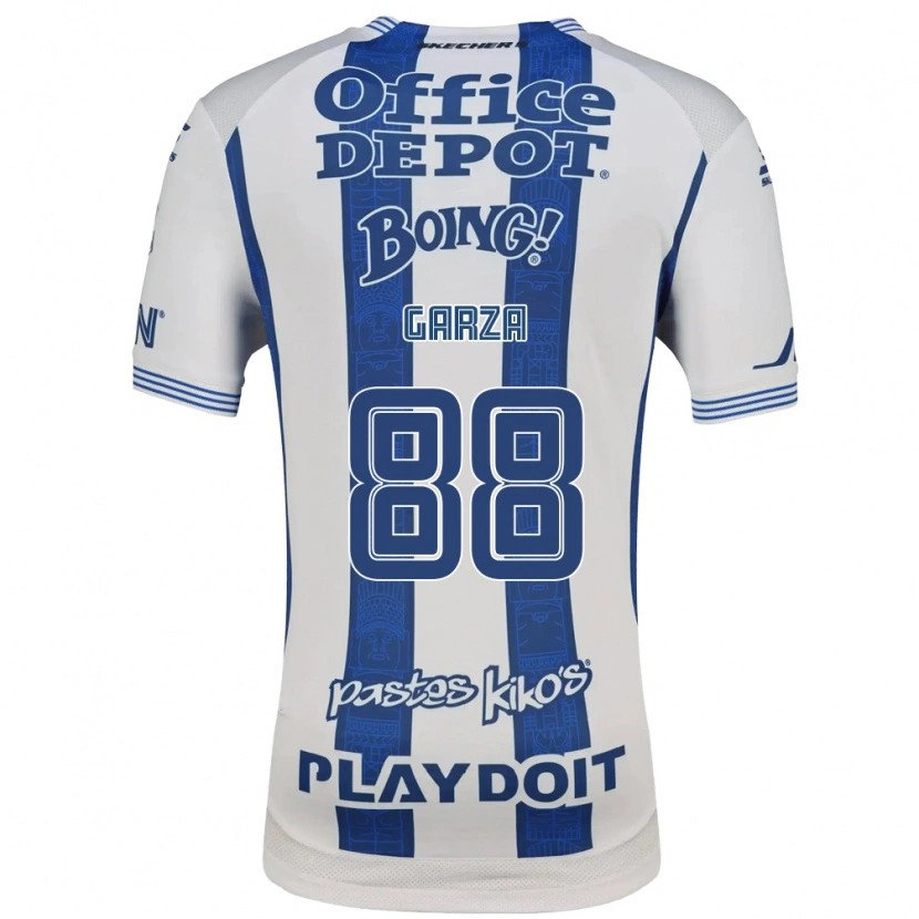 Danxen Mulher Camisola Adrián Garza #88 Branco Azul Marinho Principal 2026/27 Camisa