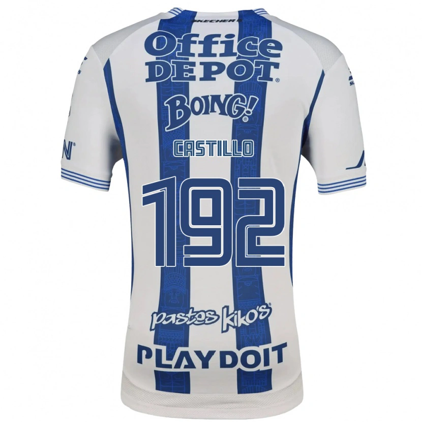 Danxen Mulher Camisola José Castillo #192 Branco Azul Marinho Principal 2026/27 Camisa