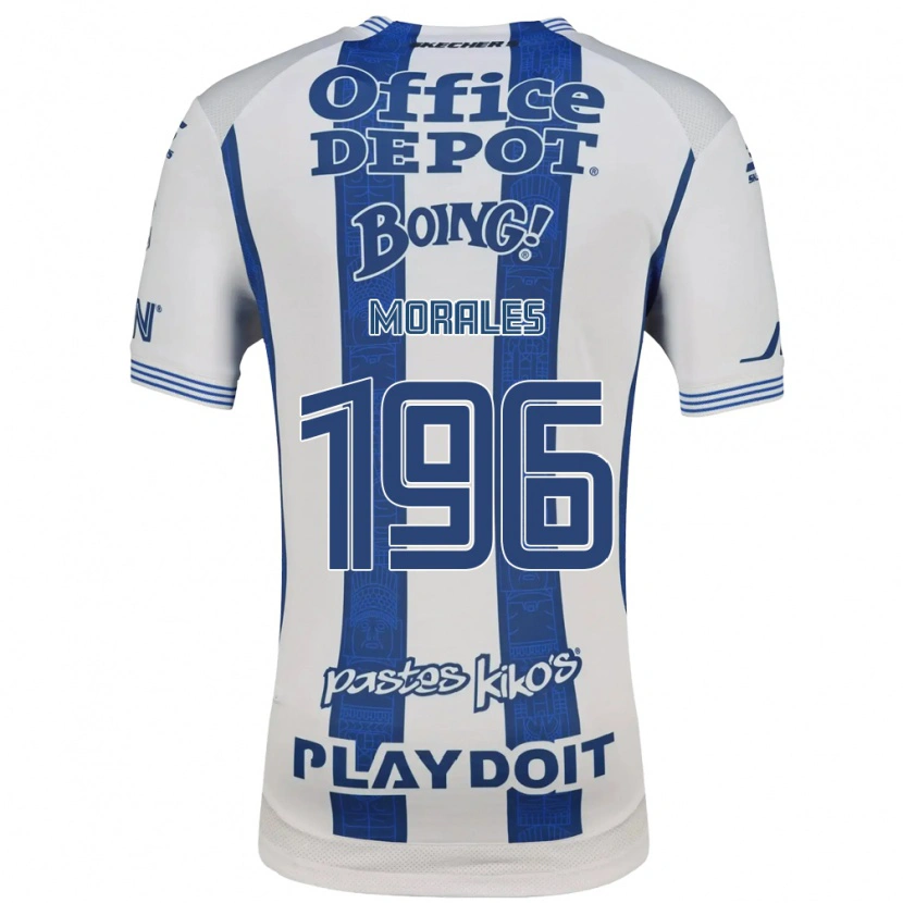 Danxen Mulher Camisola Erik Morales #196 Branco Azul Marinho Principal 2026/27 Camisa