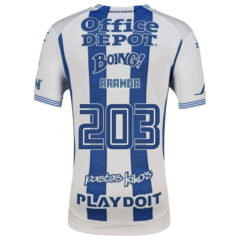 Danxen Mulher Camisola Juan Aranda #203 Branco Azul Marinho Principal 2026/27 Camisa