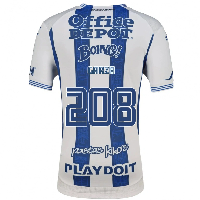 Danxen Mulher Camisola Ricardo Garza #208 Branco Azul Marinho Principal 2026/27 Camisa