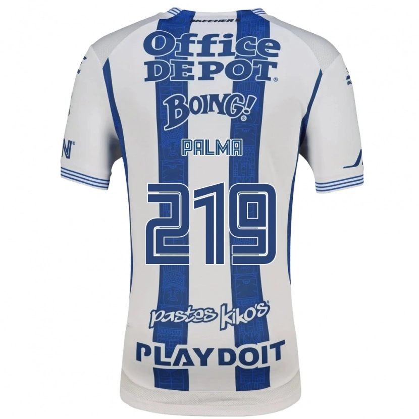 Danxen Mulher Camisola Pablo Palma #219 Branco Azul Marinho Principal 2026/27 Camisa
