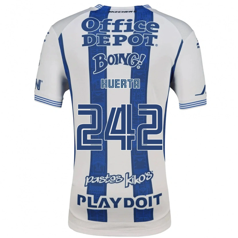 Danxen Mulher Camisola Héctor Huerta #242 Branco Azul Marinho Principal 2026/27 Camisa