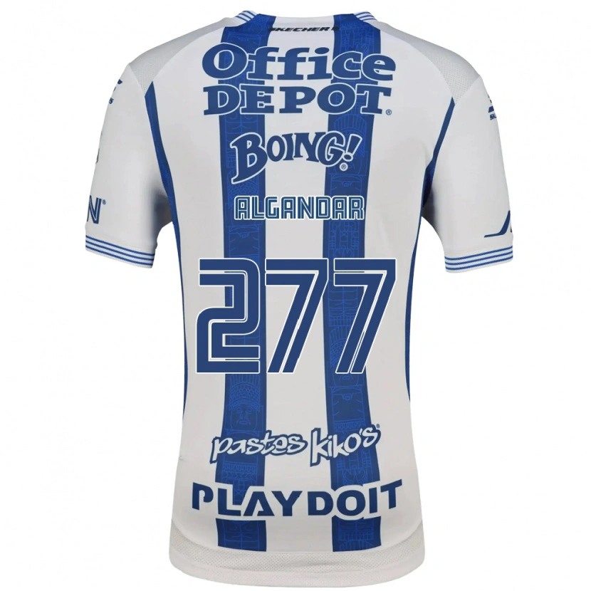 Danxen Mulher Camisola Luis Algandar #277 Branco Azul Marinho Principal 2026/27 Camisa