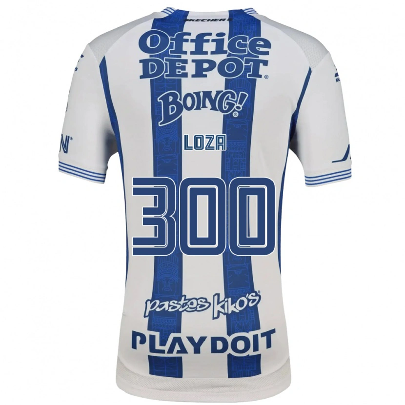 Danxen Mulher Camisola Santino Loza #300 Branco Azul Marinho Principal 2026/27 Camisa