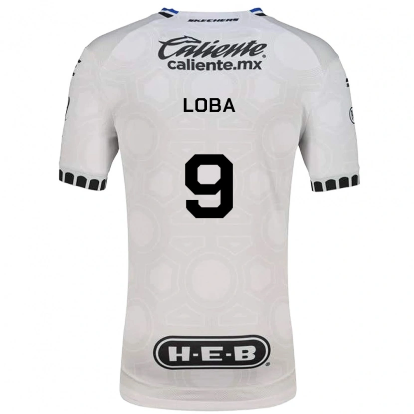 Danxen Mulher Camisola Aké Loba #9 Branco Preto Azul Principal 2026/27 Camisa