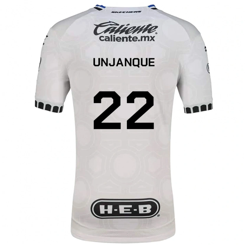 Danxen Mulher Camisola Jean Unjanque #22 Branco Preto Azul Principal 2026/27 Camisa