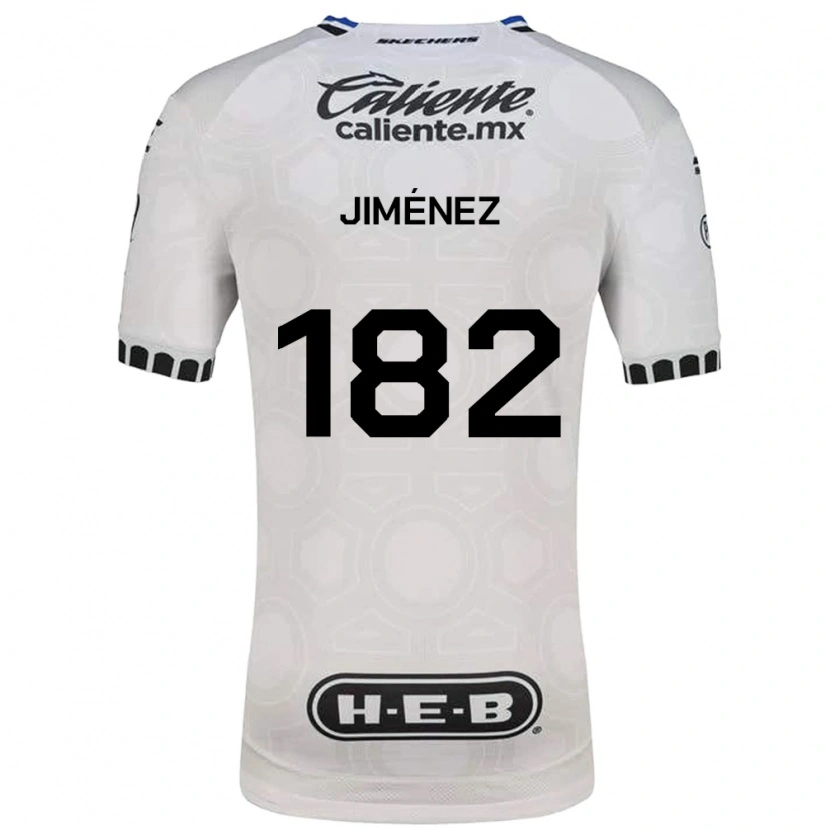 Danxen Mulher Camisola Carlos Jiménez #182 Branco Preto Azul Principal 2026/27 Camisa