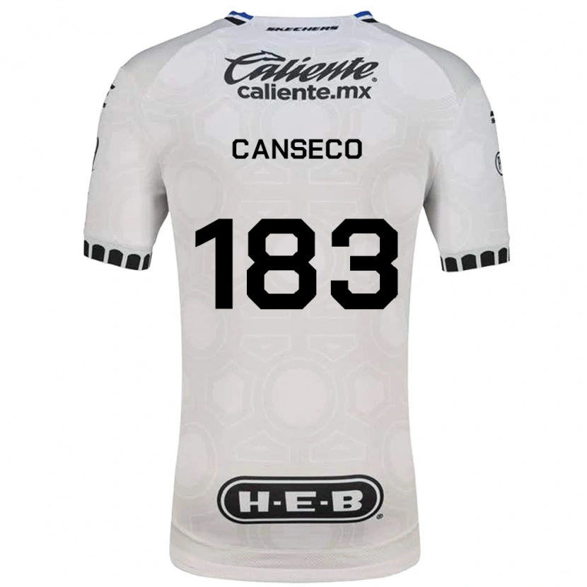 Danxen Mulher Camisola Rodrigo Canseco #183 Branco Preto Azul Principal 2026/27 Camisa