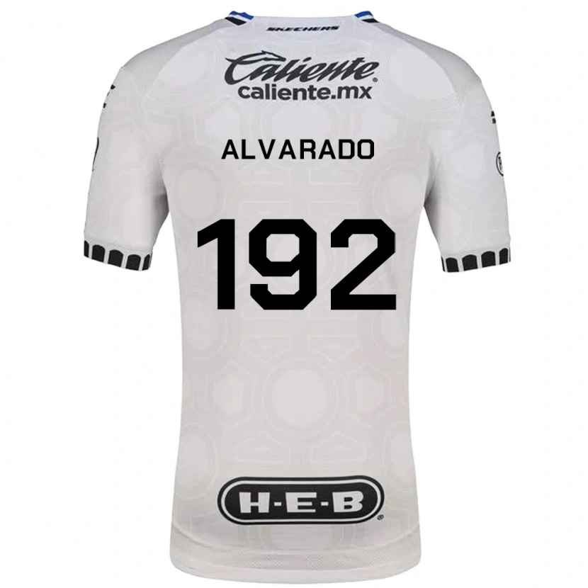 Danxen Mulher Camisola Edwin Alvarado #192 Branco Preto Azul Principal 2026/27 Camisa