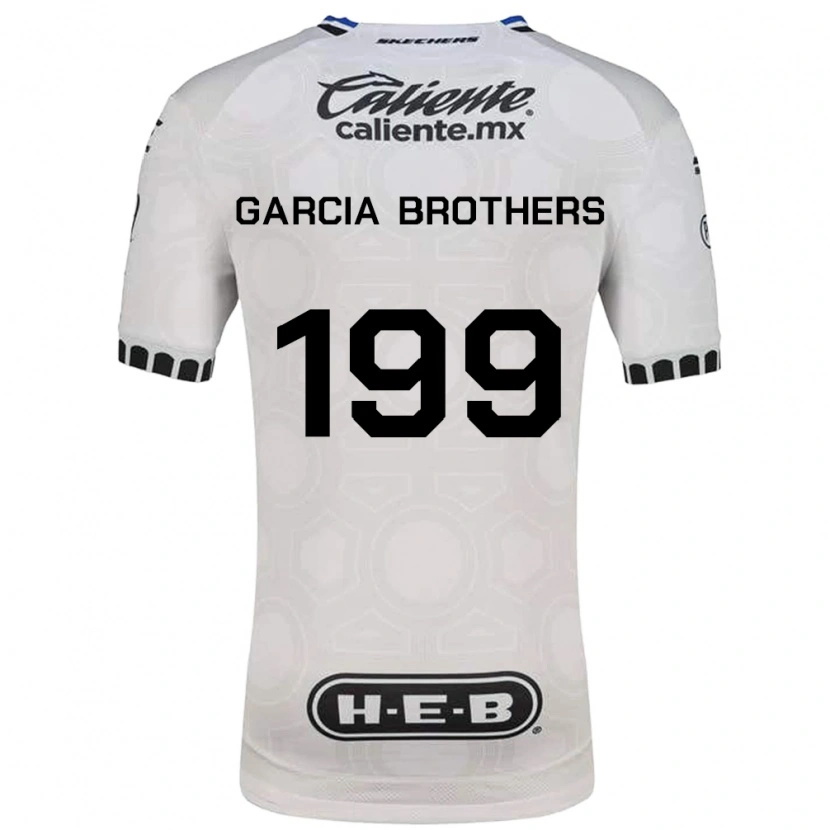Danxen Mulher Camisola Sergio Garcia Brothers #199 Branco Preto Azul Principal 2026/27 Camisa