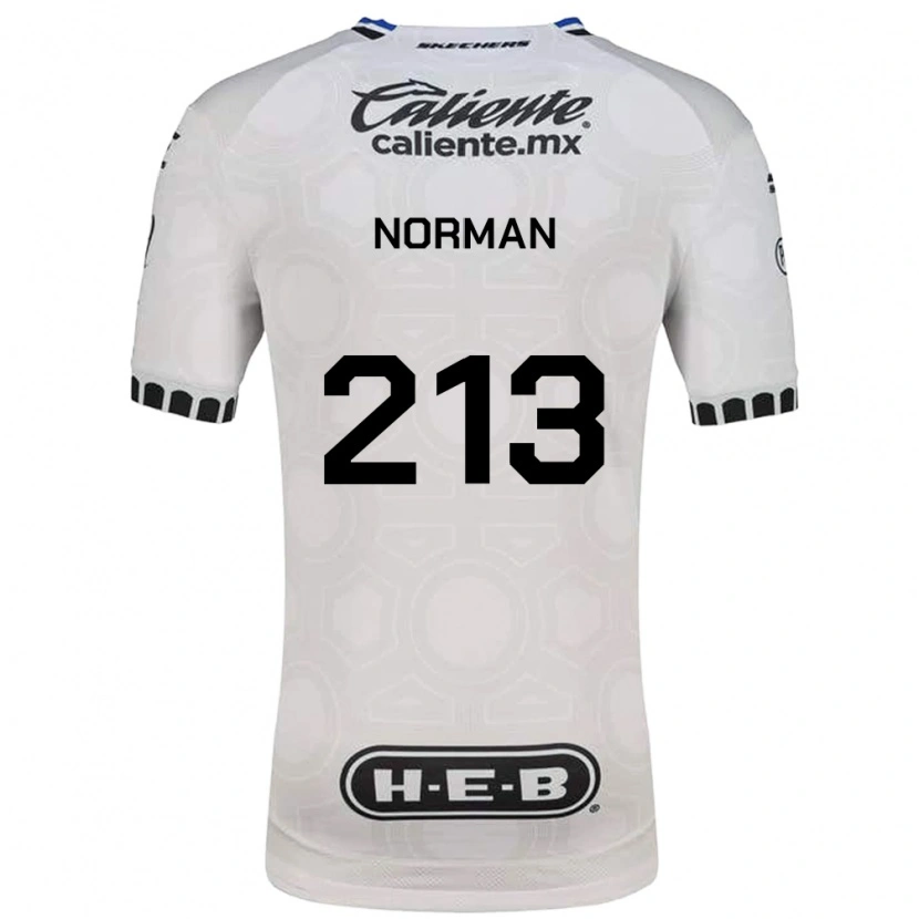 Danxen Mulher Camisola Humberto Norman #213 Branco Preto Azul Principal 2026/27 Camisa