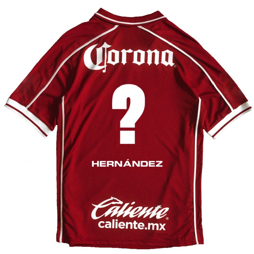 Danxen Mulher Camisola Francisco Hernández #0 Branco Vermelho Principal 2026/27 Camisa