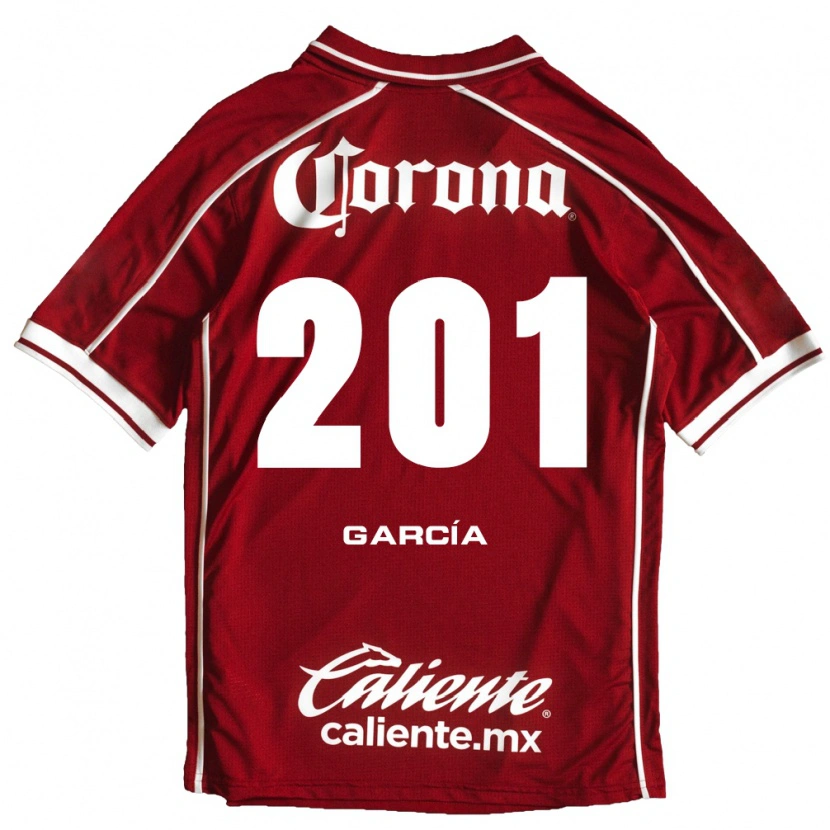 Danxen Mulher Camisola Eros García #201 Branco Vermelho Principal 2026/27 Camisa