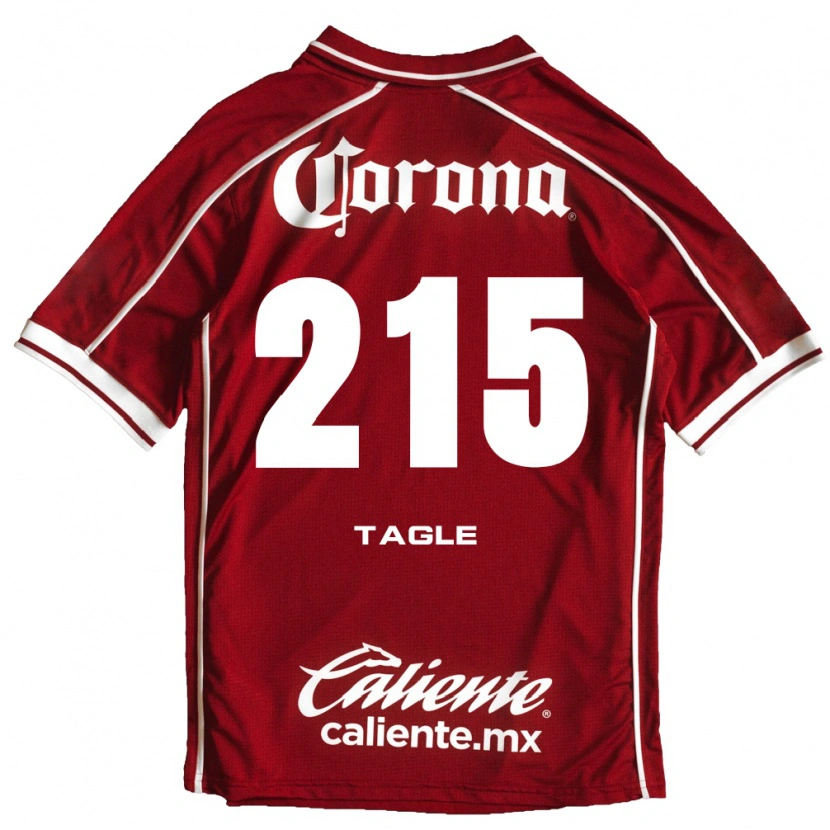 Danxen Mulher Camisola Alessandro Tagle #215 Branco Vermelho Principal 2026/27 Camisa