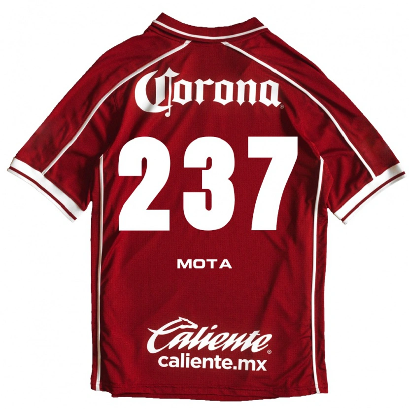 Danxen Mulher Camisola Diego Mota #237 Branco Vermelho Principal 2026/27 Camisa