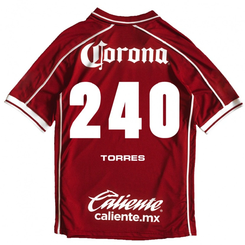 Danxen Mulher Camisola Santiago Torres #240 Branco Vermelho Principal 2026/27 Camisa