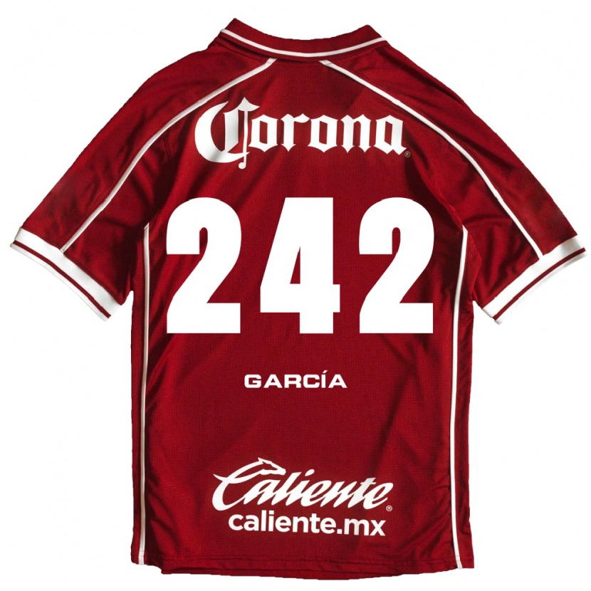 Danxen Mulher Camisola Alejandro García #242 Branco Vermelho Principal 2026/27 Camisa
