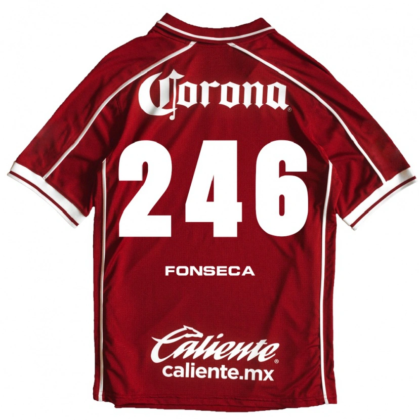 Danxen Mulher Camisola Fernando Fonseca #246 Branco Vermelho Principal 2026/27 Camisa