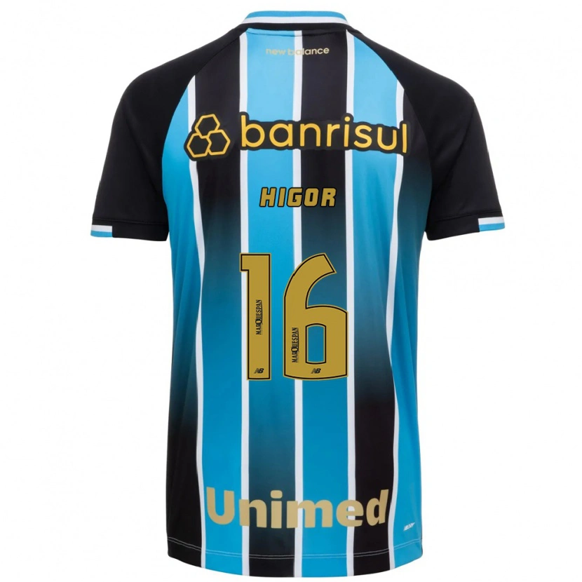 Danxen Mulher Camisola Higor Sousa E Silva #16 Azul Marrom Preto Principal 2026/27 Camisa
