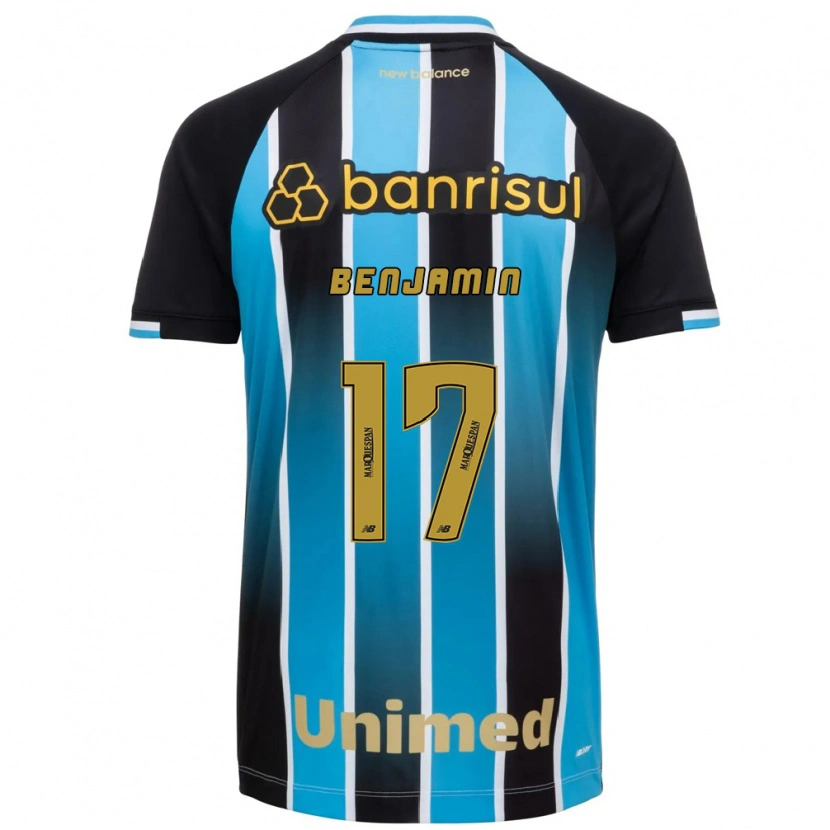 Danxen Mulher Camisola Benjamin Dos Santos #17 Azul Marrom Preto Principal 2026/27 Camisa