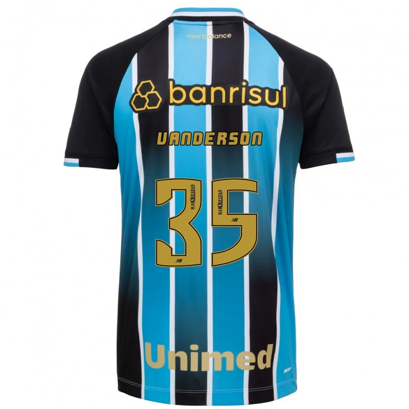 Danxen Mulher Camisola Vanderson #35 Azul Marrom Preto Principal 2026/27 Camisa
