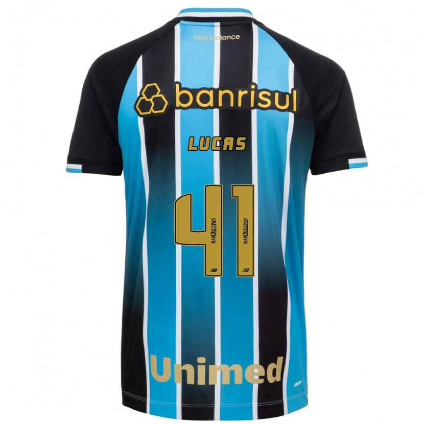 Danxen Mulher Camisola Pedro Lucas #41 Azul Marrom Preto Principal 2026/27 Camisa