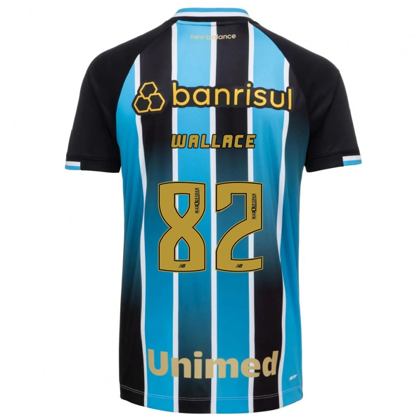 Danxen Mulher Camisola Wallace Gomes Da Silva Dos Santos #82 Azul Marrom Preto Principal 2026/27 Camisa