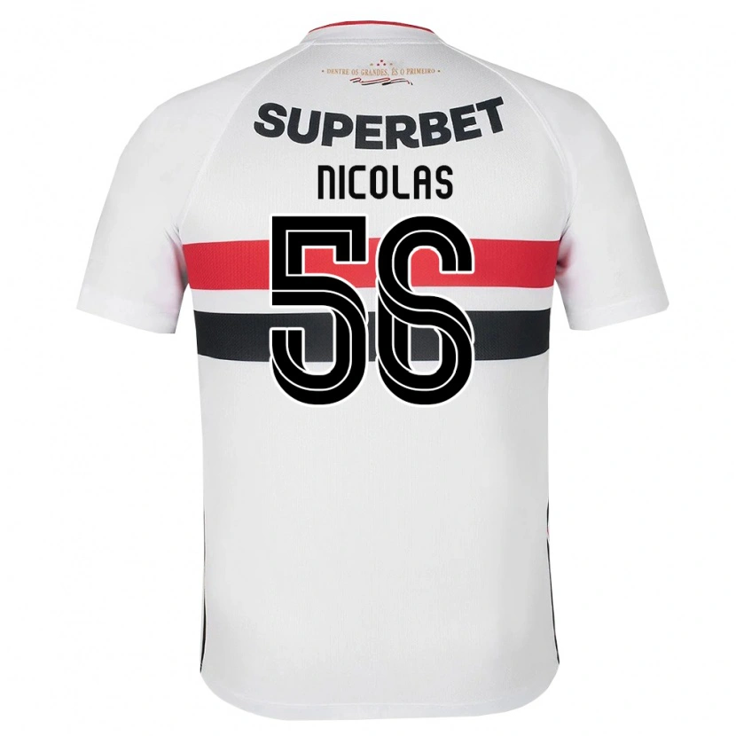 Danxen Mulher Camisola Nicolas Bosshardt #56 Branco Vermelho Preto Principal 2026/27 Camisa