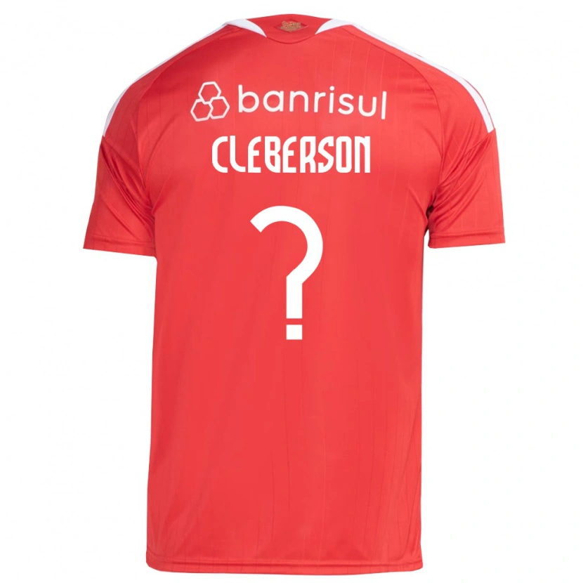 Danxen Mulher Camisola Cleberson #0 Vermelho Branco Principal 2026/27 Camisa