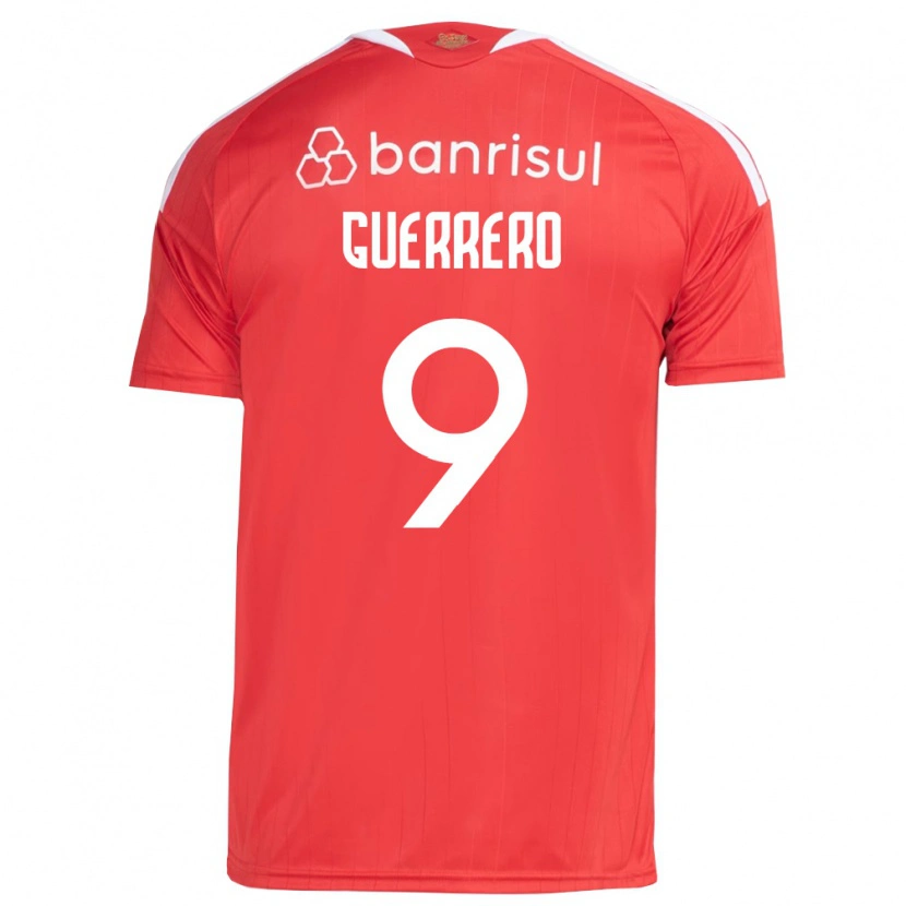 Danxen Mulher Camisola Paolo Guerrero #9 Vermelho Branco Principal 2026/27 Camisa