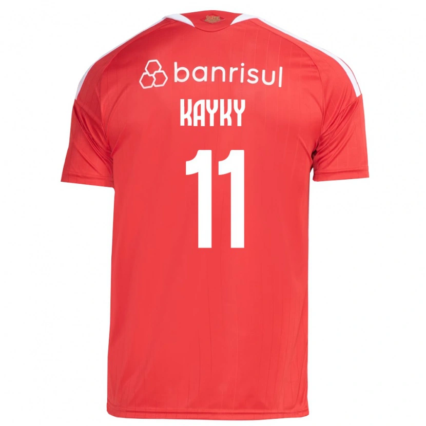 Danxen Mulher Camisola Kayky Da Silva Chagas #11 Vermelho Branco Principal 2026/27 Camisa