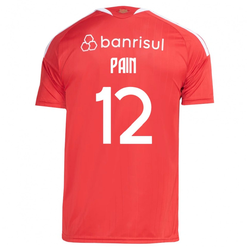Danxen Mulher Camisola Luan Pain #12 Vermelho Branco Principal 2026/27 Camisa