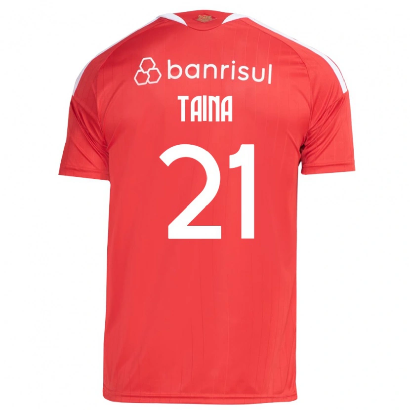 Danxen Mulher Camisola Taina #21 Vermelho Branco Principal 2026/27 Camisa