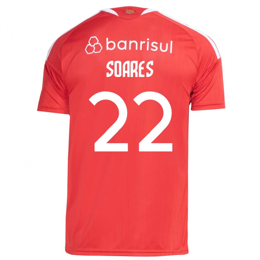 Danxen Mulher Camisola Guilherme Soares #22 Vermelho Branco Principal 2026/27 Camisa