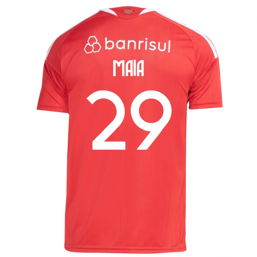 Danxen Mulher Camisola Thiago Maia #29 Vermelho Branco Principal 2026/27 Camisa