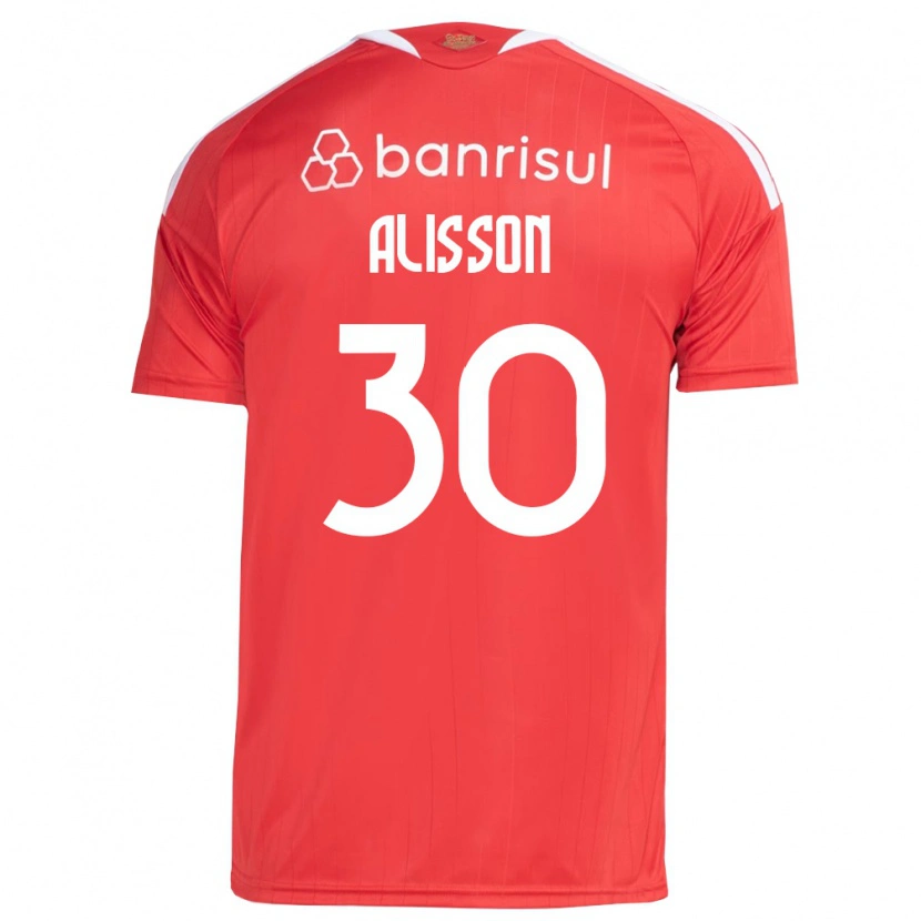 Danxen Mulher Camisola Alisson Rodrigues De Melo #30 Vermelho Branco Principal 2026/27 Camisa