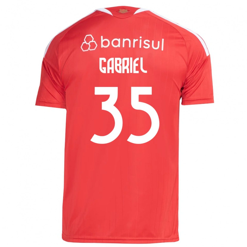 Danxen Mulher Camisola Ze Gabriel #35 Vermelho Branco Principal 2026/27 Camisa