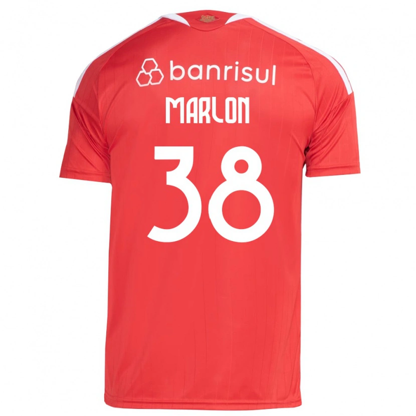 Danxen Mulher Camisola Marlon #38 Vermelho Branco Principal 2026/27 Camisa